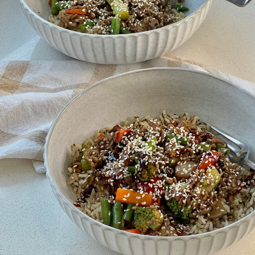 Teriyaki Beef Bowls kizactivelife